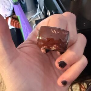 Brown Statement Ring